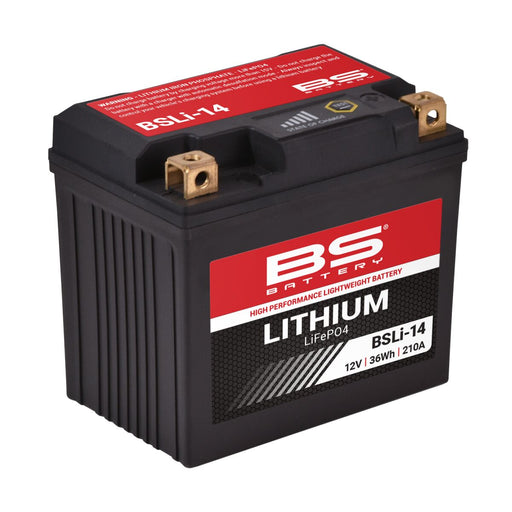 BS Battery BS Lithium Battery BSLI-14 Black LifePO4 Lithium-Ion