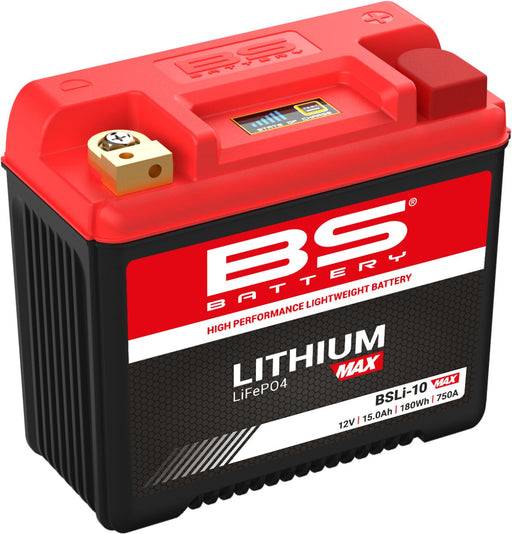 BS Battery BS Lithium Battery BSLi-10 Max Black LifePO4 Lithium-Ion