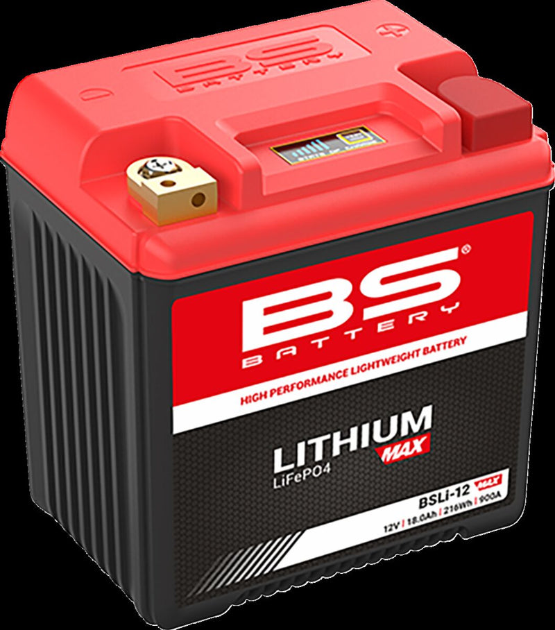 BS Battery Lithium Max LiFePO4 Battery BSLi Black BSLi-12