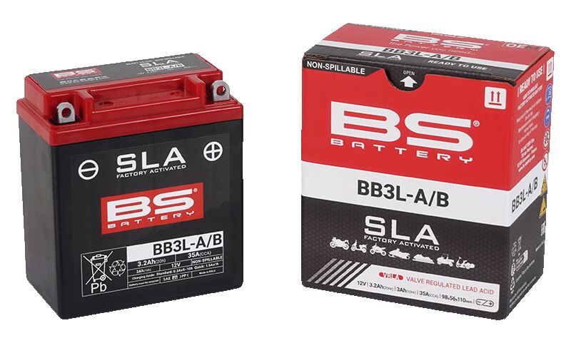 BS Battery Maintenance-Free Battery SLA Black AGM Maintenance Free Each