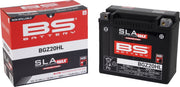 BS Battery SLA MAX Factory- Activated AGM Maintenance-Free Battery BGZ Black BGZ20HL AGM Maintenance Free Each