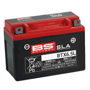 BS Battery SLA Factory-Activated AGM Maintenance-Free Batteries Black BTX6.5L AGM Maintenance Free