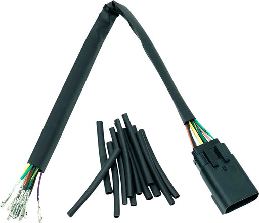 NAMZ Custom Cycle Products 15 in. Speedometer and Instrument Extension Wiring Harness for 2007-2011 Harley-Davidson Dyna and 2007-2013 Harley-Davidson Sportster