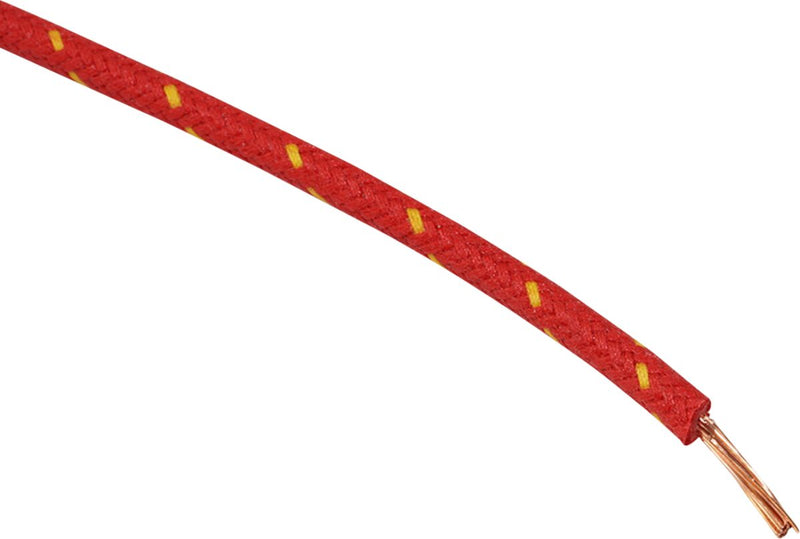 Fabric-Braided Hook-Up Wire #NCBW-24