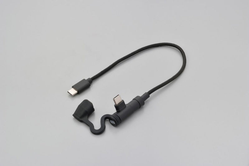 Daytona USB A Charging Cable for 2025-2026 BMW S 1000 R ABS Black USB-C