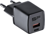 SP Connect Wall Charger 30W EU Power Adaptor Plug Black Dual USB #52837