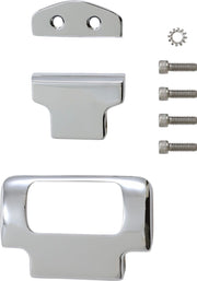LA Choppers M8 Softail Gauge Mount For Performance Risers Chrome Single Gauge Billet Aluminium