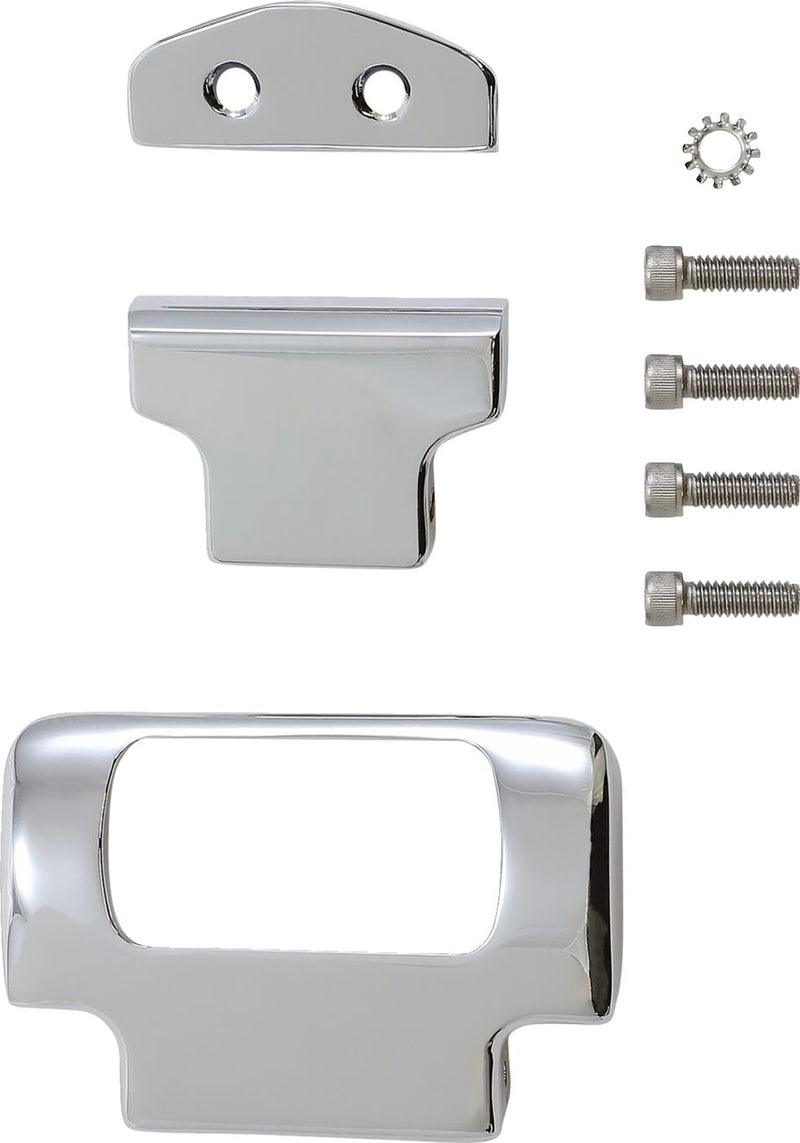 LA Choppers M8 Softail Gauge Mount For Performance Risers Chrome Single Gauge Billet Aluminium