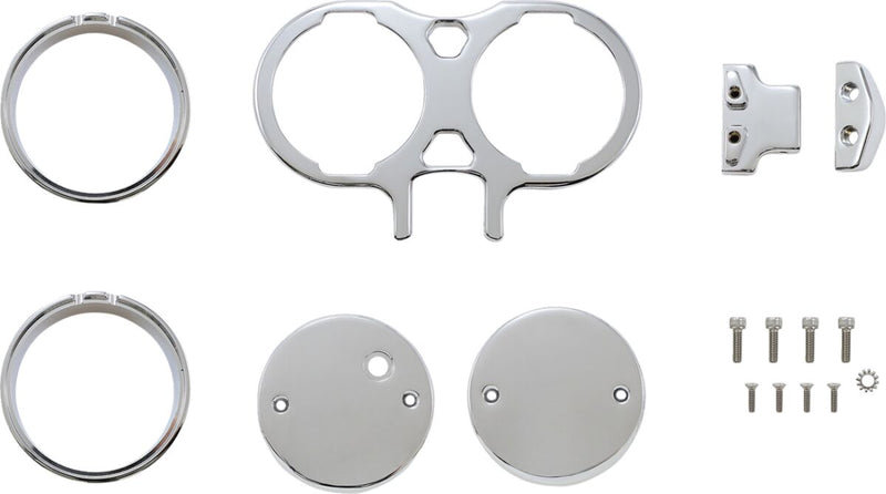Gauge Mount For Performance Risers With Dual Gauges