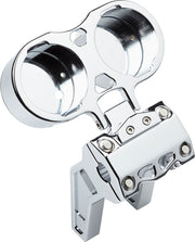 Gauge Mount For Performance Risers With Dual Gauges