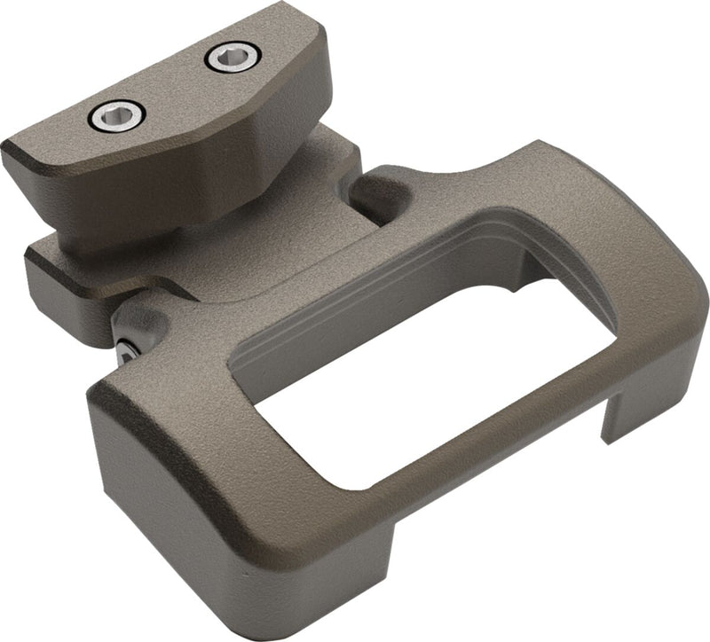 LA Choppers M8 Softail Gauge Mount For Performance Risers Brown Single Gauge Billet Aluminium