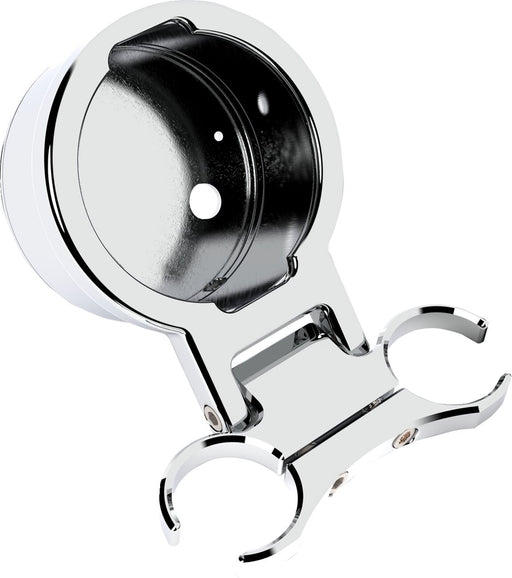LA Choppers Gauge Mount Single Chrome Billet Aluminium Kit