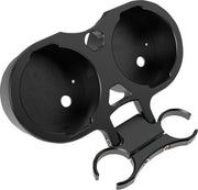 LA Choppers Gauge Mount Double Anodised Black Billet Aluminium Kit