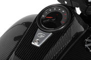 Saddlemen Carbon Fibre Dash Panel For M8 Softail Models for 2022-2025 Harley-Davidson Black Center Fill #CF-822-29-001
