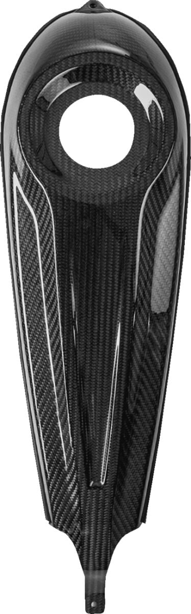 Saddlemen Carbon Fibre Dash Panel For Touring Models for 2008-2024 Harley-Davidson Black Center Fill #CF-808-07-001