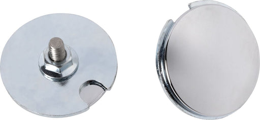 LA Choppers Fairing Mirror Hole Plugs Mirror Plug Chrome Inner Fairing Pair