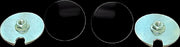 LA Choppers Fairing Mirror Hole Plugs Mirror Plug Black Matte Inner Fairing Pair