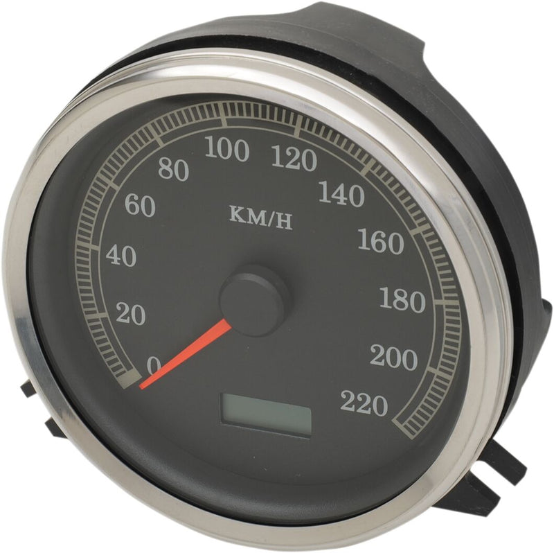 Drag Specialties Electronic Speedometer (KPH) for Various Various Harley-Davidson Motorcycles (See Fitment List)