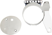 Drag Specialties Chrome 3 5/8 in. Speedometer Relocation Bracket for 2004-2013 Harley-Davidson Sportster Motorcycles