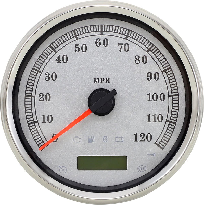 Drag Specialties 5 in. Programmable Electronic Imperial Speedometer for Various Various Harley-Davidson Motorcycles (See Fitment List)