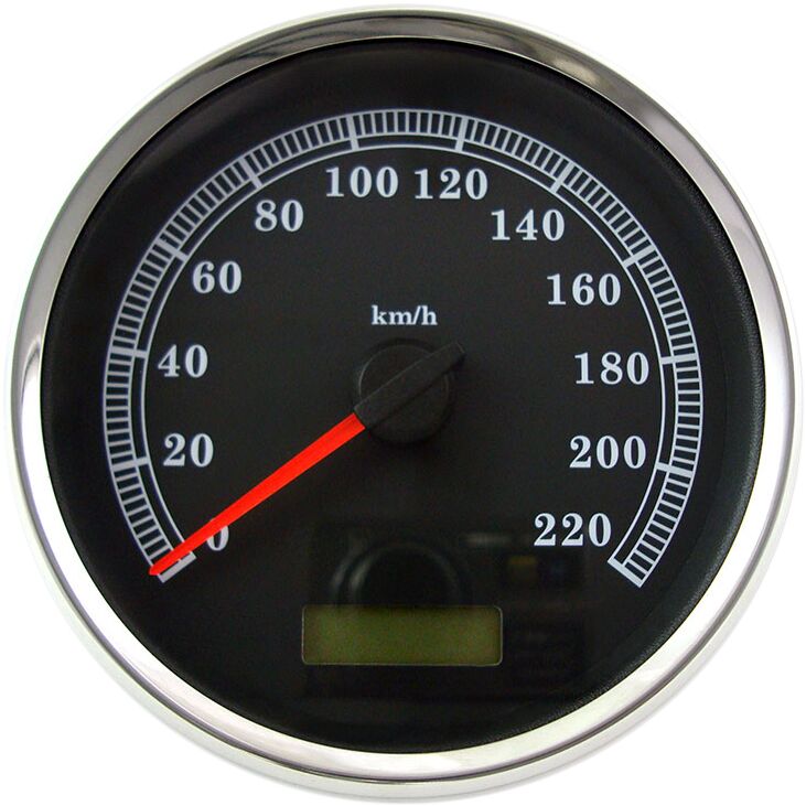5" Programmable Electronic Metric Speedometer Dyna,
Softail,
Touring