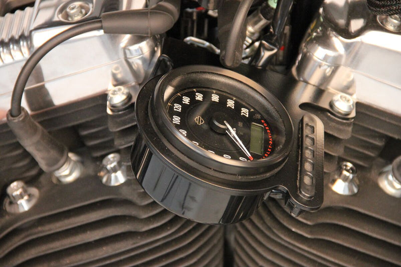 Cult Werk Speedometer Bracket on the Side for 2010-2020 Harley-Davidson XL 1200 Speedometer Side Kit