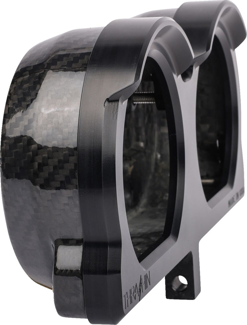 Thrashin Supply Co. Speedo Gauge Relocation Kit In Black For 2014-2023 Harley-Davidson Road Glide