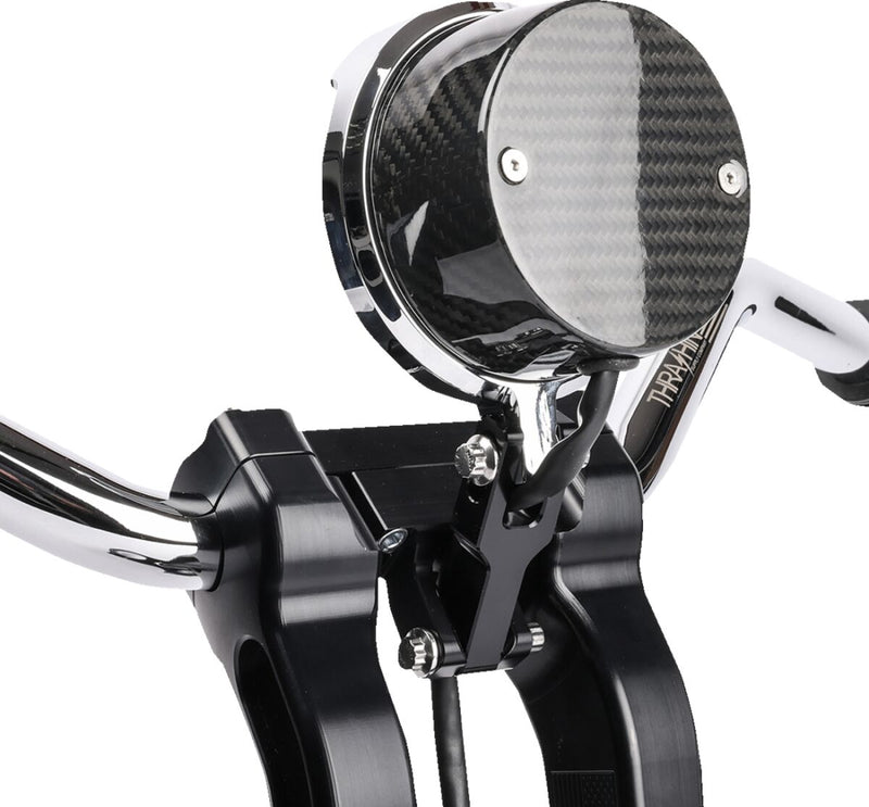 Thrashin Supply Co. Speedo Gauge Relocation Kit In Chrome For 2022-2025 Softail Low Rider S & Low Rider ST / Street Bob Models