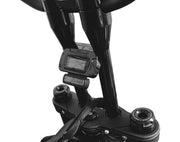 Heinz Bikes Square Style Digital Gauge Mount For Clubstyle Risers In Black For Harley-Davidson 2018-2025 Softail Models