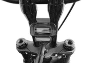 Heinz Bikes Square Style Digital Gauge Mount For Clubstyle Risers In Black For Harley-Davidson 2018-2025 Softail Models