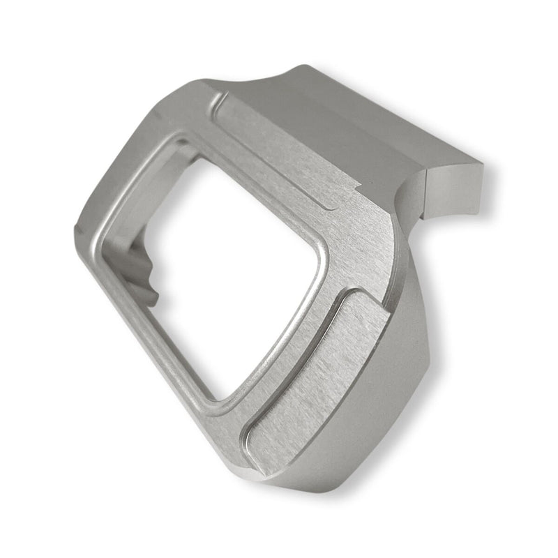 Heinz Bikes Square Style Digital Gauge Mount For Clubstyle Risers In Silver For Harley-Davidson 2018-2025 Softail Models