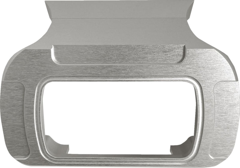 Heinz Bikes Square Style Digital Gauge Mount For Clubstyle Risers In Silver For Harley-Davidson 2018-2025 Softail Models
