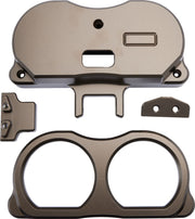 LA Choppers Dual Gauge Mount For Performance Risers Brown Billet Aluminium #LA-7397-03Z