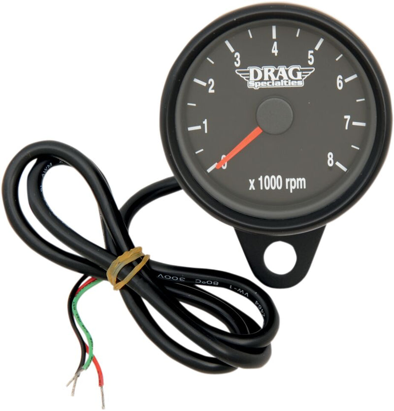 Drag Specialties 2.4" Mini Electronic 8000 RPM Tachometer