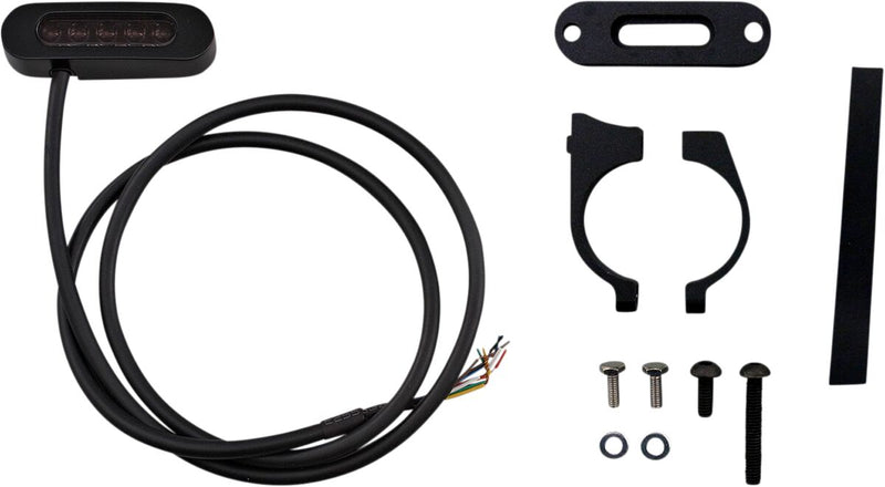Daytona Micro Indicator Light Clamp Mount Black Electronic ABS Plastic Kit