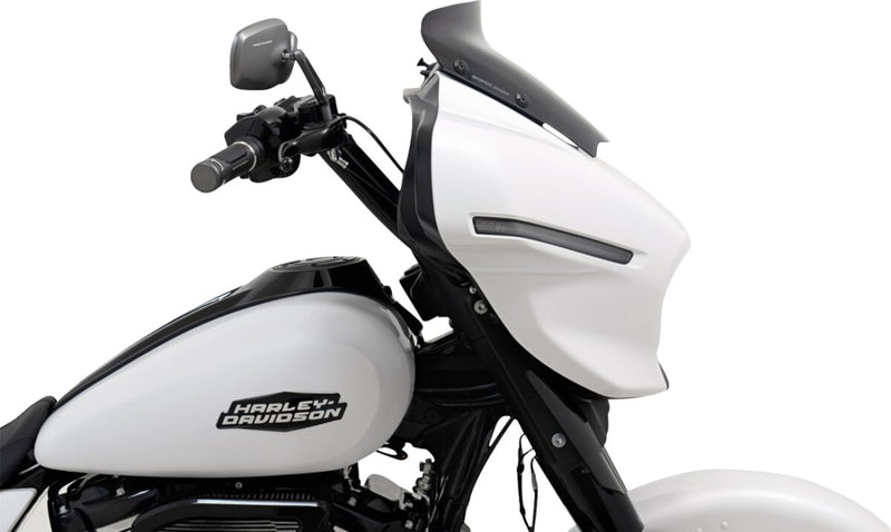 Memphis Shades Metric Spoiler Windshield Dark Black Smoke Lucite Each