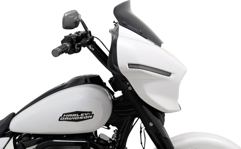 Memphis Shades Metric Spoiler Windshield Dark Black Smoke Lucite #MEP88810