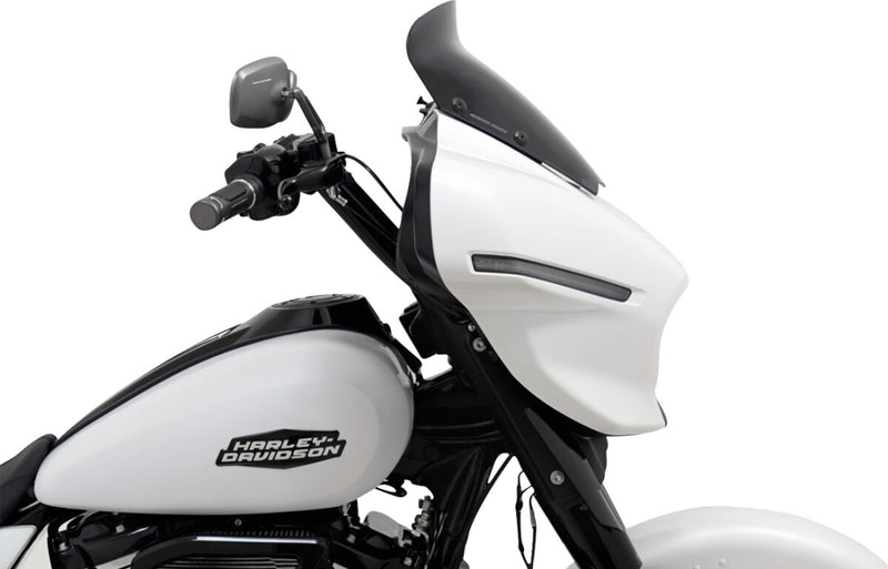 Memphis Shades Metric Spoiler Windshield Dark Black Smoke Lucite #MEP88910
