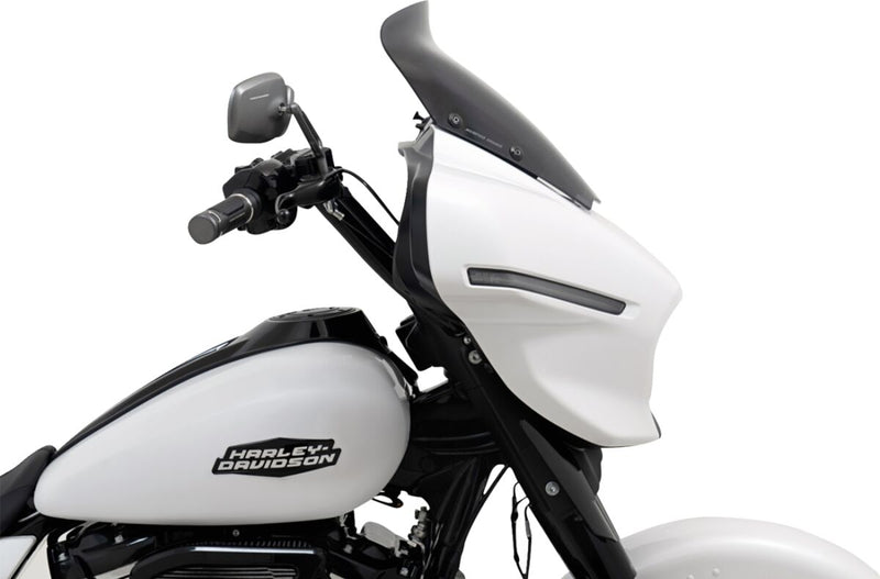 Memphis Shades Metric Spoiler Windshield Dark Black Smoke Lucite #MEP89010