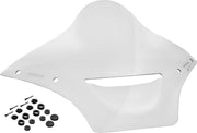 Memphis Shades Metric BRL Race Bubble Vented Windshield Clear Cruiser Lucite #MBR101304
