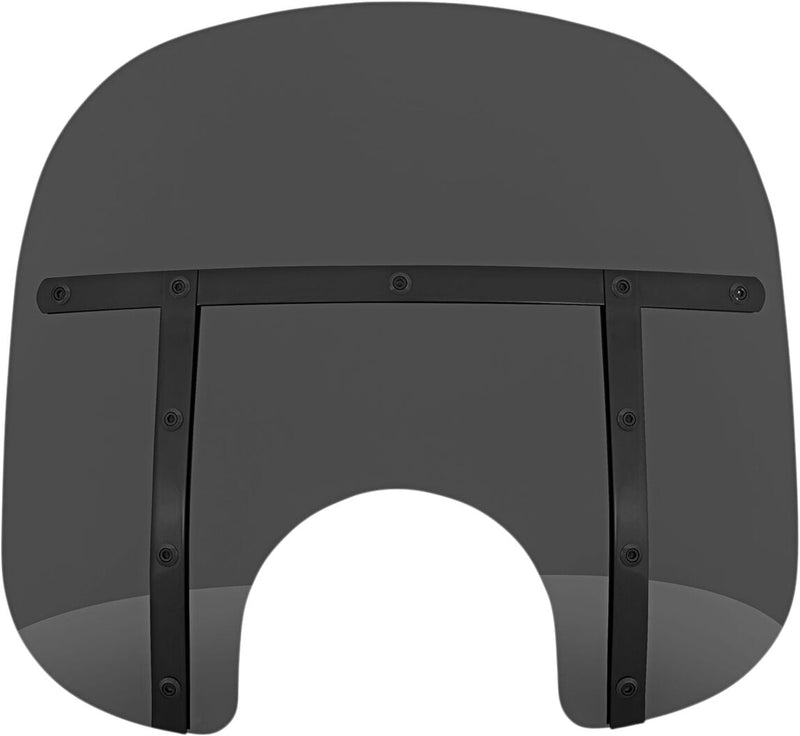 Memphis Shades Dark Black Smoke 13 in. Fats Windshield
