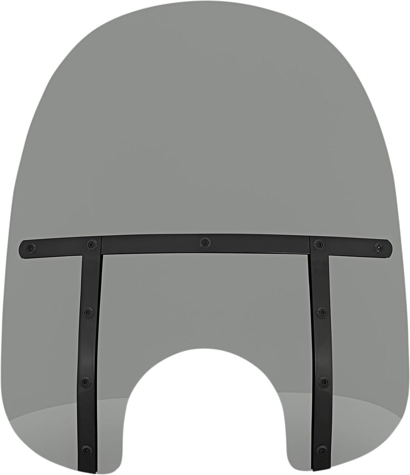 Memphis Shades Black Smoke 13 in. Fats Windshield