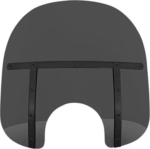Memphis Shades Dark Black Smoke 15 in. Fats Windshield