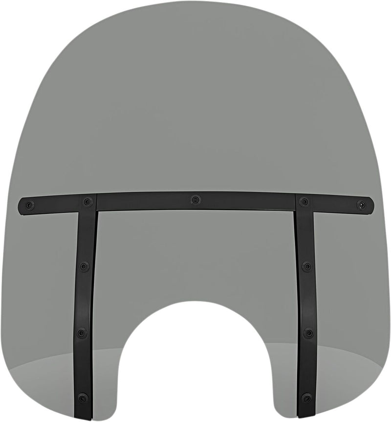 Memphis Shades Black Smoke 17 in. Fats Windshield