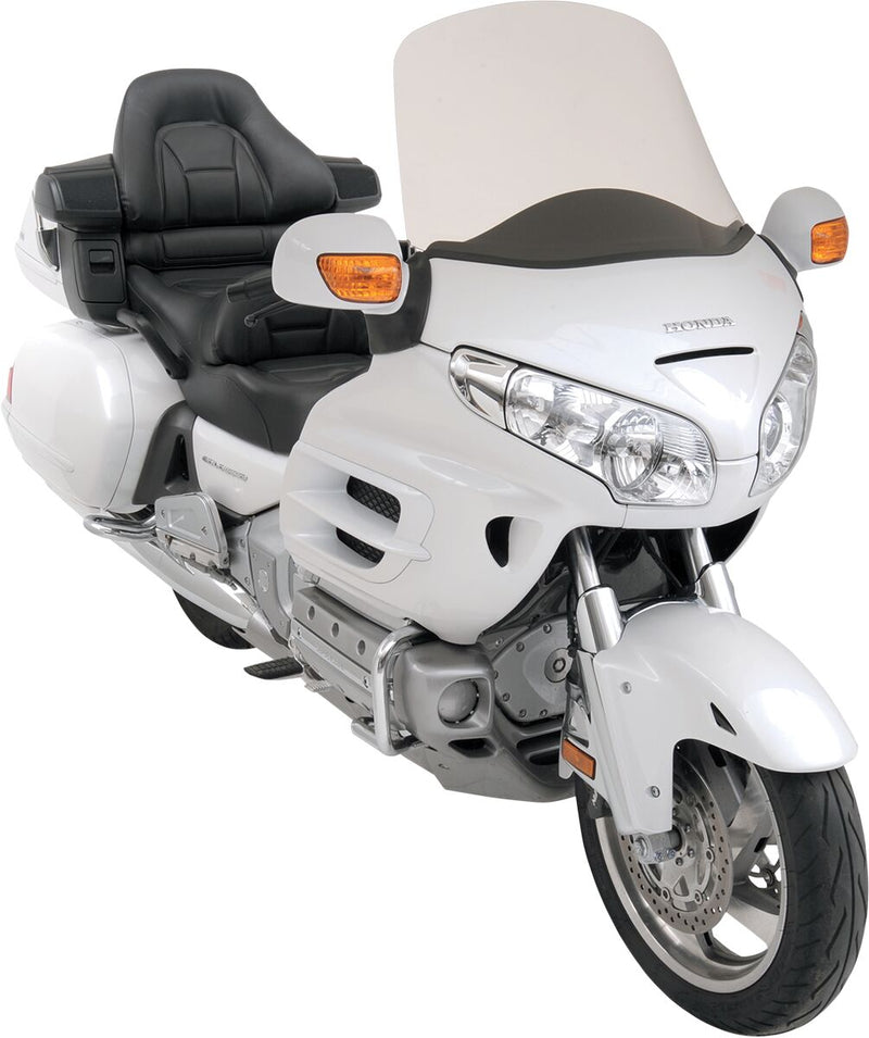 Memphis Shades Metric Gold Wing Windshield for 2001-2010 HONDA GL 1800 Grey Tall Cruiser Lucite