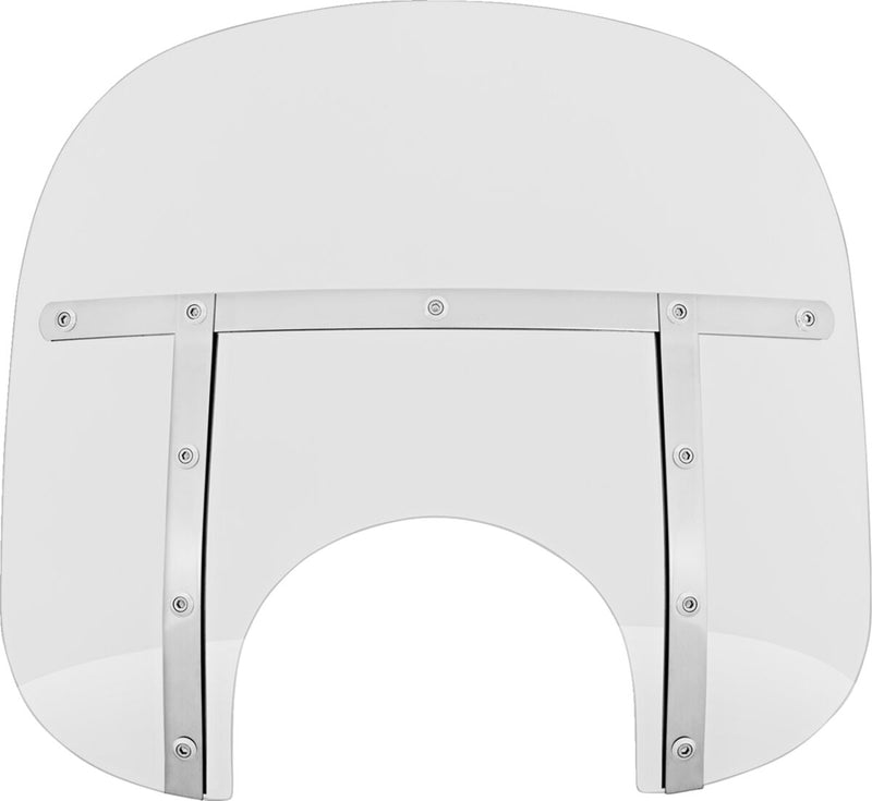 Memphis Shades 13 Inch Fats Windshield Clear For Harley-Davidson 1999-2023 FLHR/FLHRI/FLHRCI/FLHRSI Road King Models
