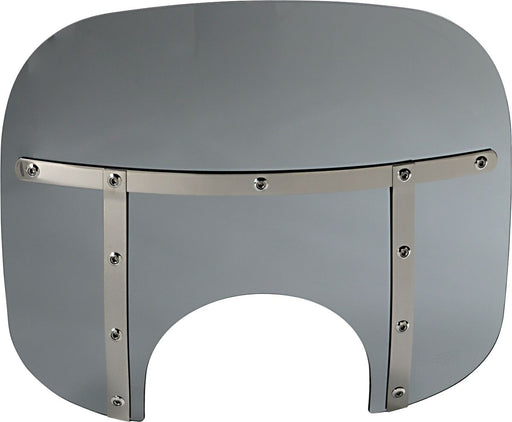Memphis Shades Memphis Fats 13 in. Black Smoke Windshield for 9 in. Headlights