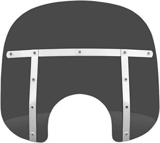 Memphis Shades Memphis Fats 13 in. Dark Black Smoke Windshield for Standard 5 3/4 in.-7 in. Headlights