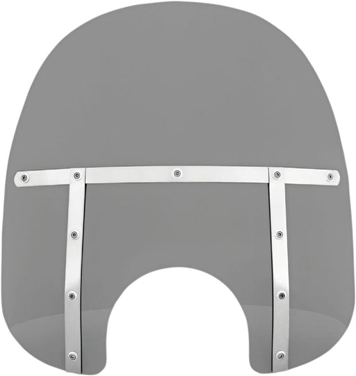 Memphis Shades Memphis Fats 17 in. Black Smoke Windshield for Standard 5 3/4 in.-7 in. Headlights