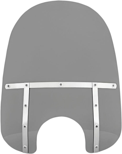 Memphis Shades Memphis Fats 21 in. Black Smoke Windshield for Standard 5 3/4 in.-7 in. Headlights